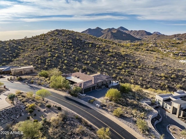 11320 N Crestview Dr, Fountain Hills, AZ 85268 - aerial view with a mountain view