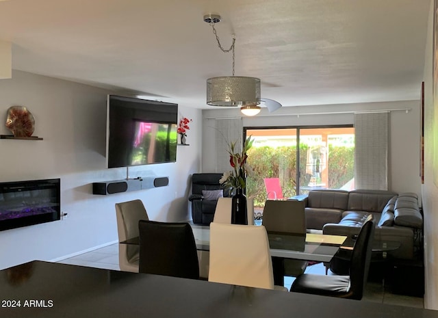 view of dining area