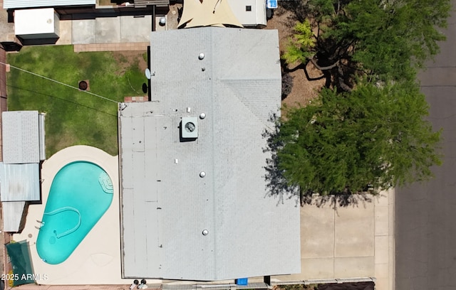 2432 W Echo Ln, Phoenix, AZ 85021 - bird's eye view of a pool area