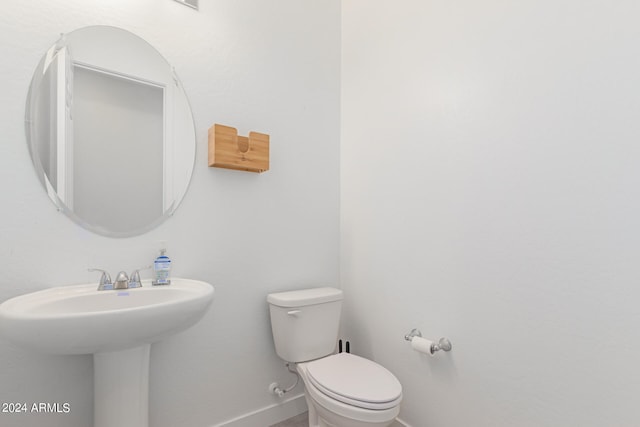 bathroom with toilet