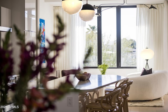 view of dining room