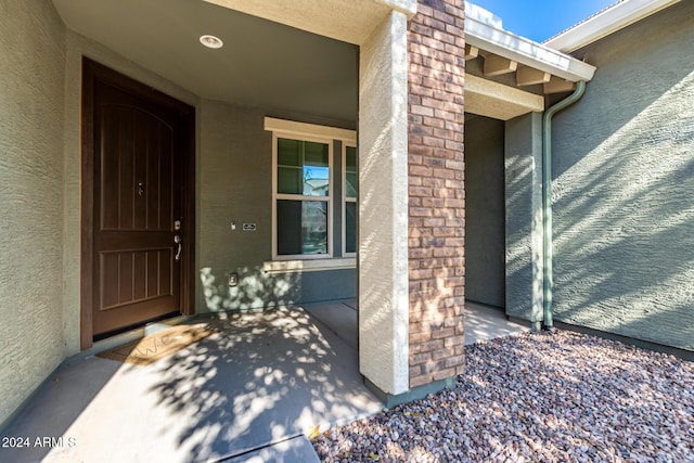 view of entrance to property