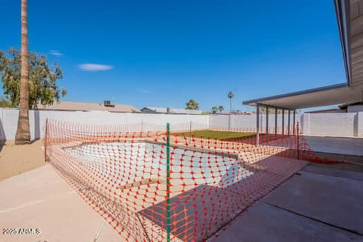 view of patio / terrace featuring a fenced backyard