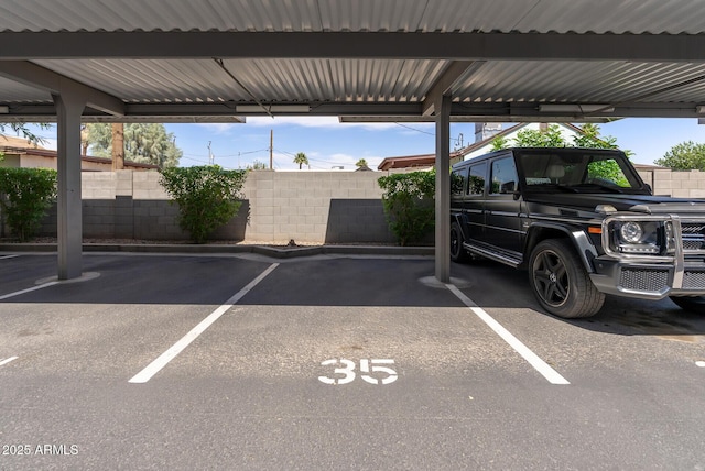 475 N 9th St Unit 206, Phoenix, AZ 85006 - view of covered parking lot