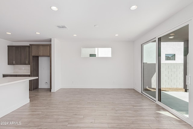 interior space featuring light hardwood / wood-style floors