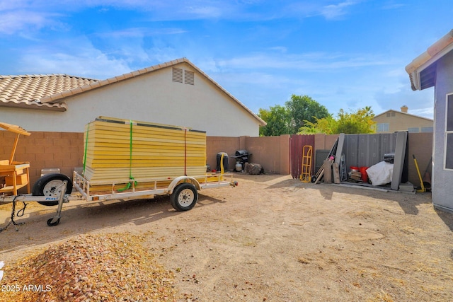 view of side of property