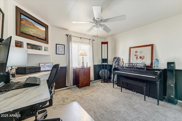 17801 N 43rd Way, Phoenix, AZ 85032 - office space with a ceiling fan and carpet flooring
