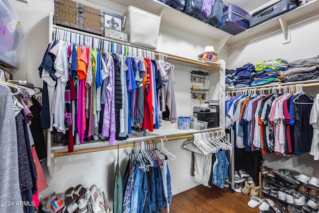 2728 W Adventure Dr, Anthem, AZ 85086 - spacious closet featuring wood finished floors