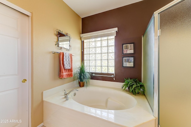 20454 N Palm Canyon Dr, Surprise, AZ 85374 - bathroom featuring a shower stall and a bath