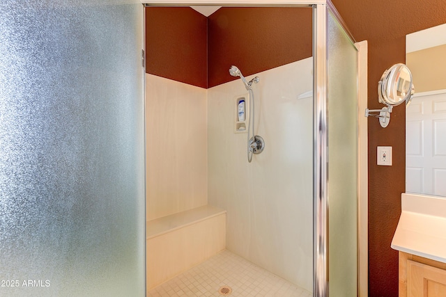 20454 N Palm Canyon Dr, Surprise, AZ 85374 - bathroom with a shower stall and vanity
