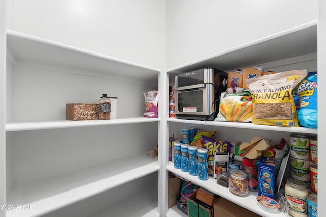 view of pantry