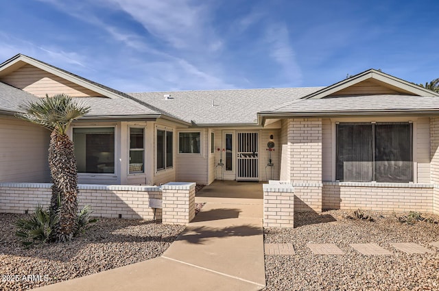 view of ranch-style home