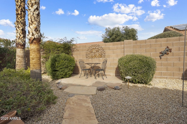 view of patio