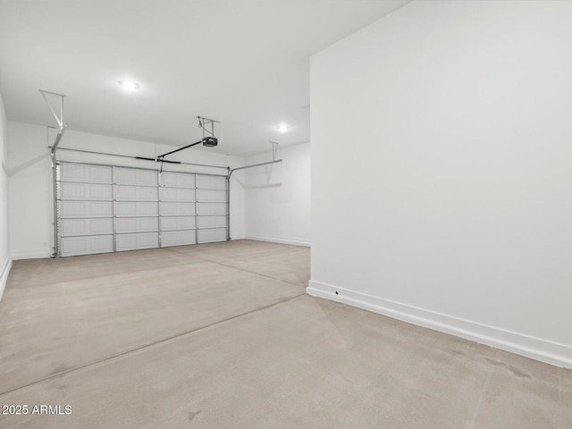 17561 W Pierson St, Goodyear, AZ 85395 - garage featuring baseboards, a garage door opener, and recessed lighting