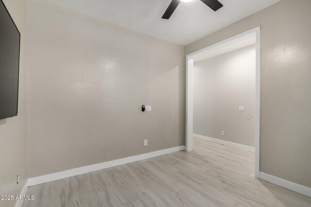 3715 S 57th Ln, Phoenix, AZ 85043 - unfurnished room with ceiling fan and light wood finished floors