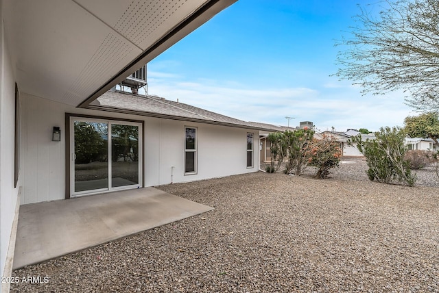 rear view of house with a patio area