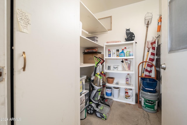 view of pantry