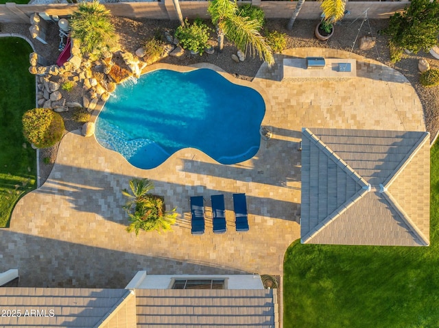drone / aerial view
