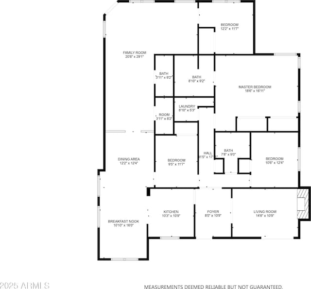 405 W Monte Way, Phoenix, AZ 85041 - floor plan / room layout