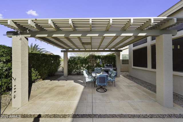 view of patio / terrace with outdoor dining area