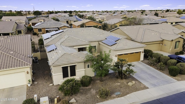 birds eye view of property featuring a residential view