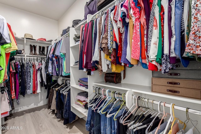 2605 S Quaintance St, Gilbert, AZ 85295 - spacious closet featuring wood finished floors