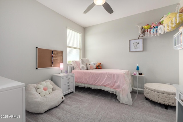 2605 S Quaintance St, Gilbert, AZ 85295 - carpeted bedroom featuring a ceiling fan