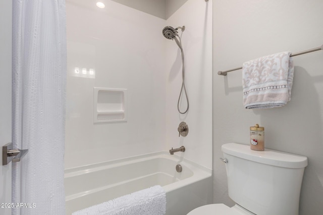 2605 S Quaintance St, Gilbert, AZ 85295 - bathroom with shower / tub combo and toilet