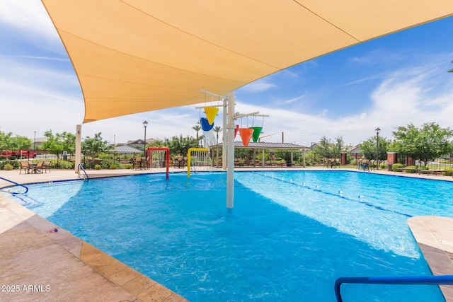 2605 S Quaintance St, Gilbert, AZ 85295 - community pool featuring a patio area