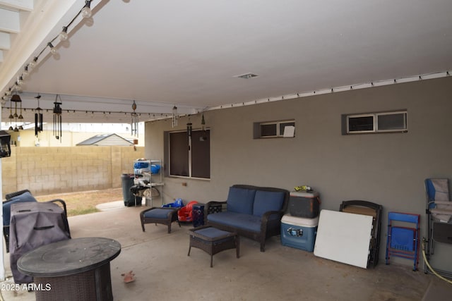 view of patio / terrace featuring outdoor lounge area