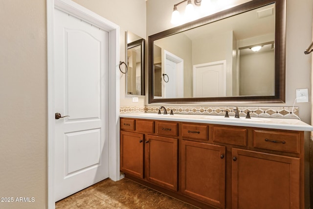 291 E Canyon Rock Rd, San Tan Valley, AZ 85143 - bathroom with double vanity and a sink