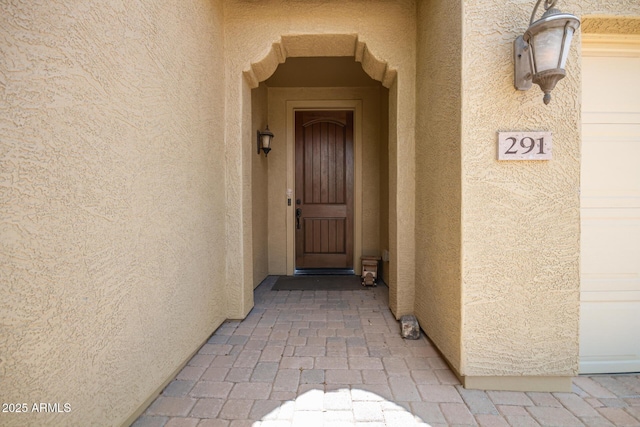 291 E Canyon Rock Rd, San Tan Valley, AZ 85143 - entrance to property with stucco siding