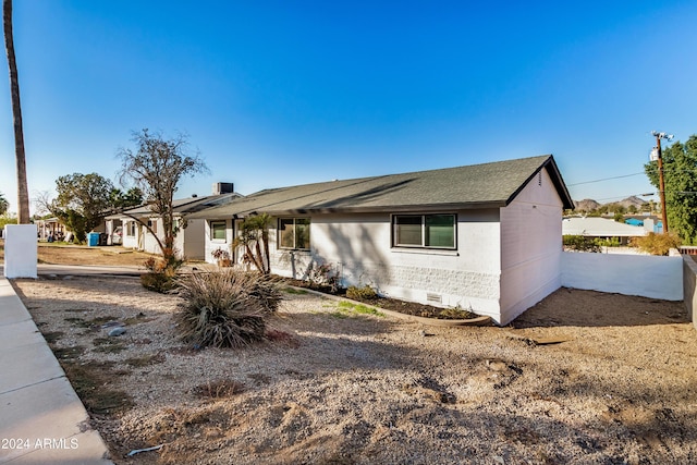 view of ranch-style house