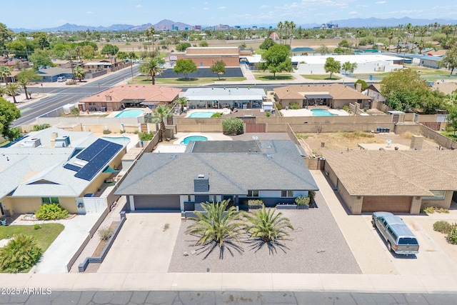 310 E Fremont Dr, Tempe, AZ 85282 - aerial view of residential area featuring a mountainous background