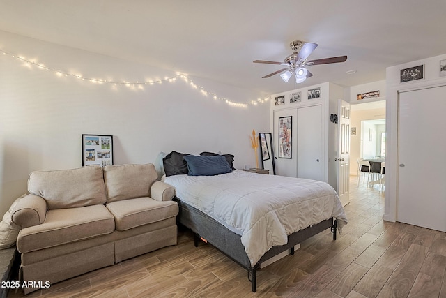 310 E Fremont Dr, Tempe, AZ 85282 - bedroom featuring wood finished floors and ceiling fan