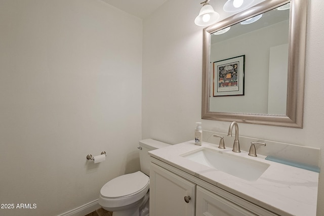 310 E Fremont Dr, Tempe, AZ 85282 - half bathroom with vanity and toilet