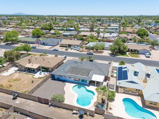 310 E Fremont Dr, Tempe, AZ 85282 - aerial view of residential area featuring a pool