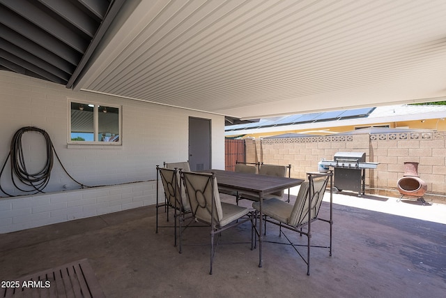 310 E Fremont Dr, Tempe, AZ 85282 - view of patio / terrace with outdoor dining area and grilling area