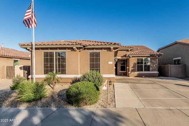 16077 W Anasazi St, Goodyear, AZ 85338 - mediterranean / spanish house with stucco siding and a tiled roof