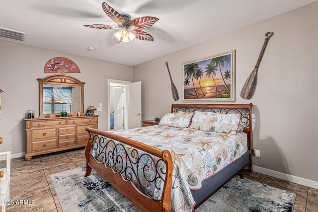 16077 W Anasazi St, Goodyear, AZ 85338 - bedroom featuring baseboards and a ceiling fan