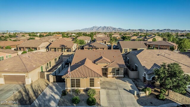 16077 W Anasazi St, Goodyear, AZ 85338 - aerial perspective of suburban area featuring a mountain backdrop