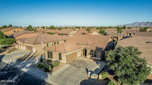 16077 W Anasazi St, Goodyear, AZ 85338 - aerial perspective of suburban area with mountains
