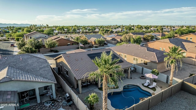 16077 W Anasazi St, Goodyear, AZ 85338 - aerial perspective of suburban area featuring a pool area
