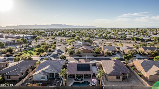 16077 W Anasazi St, Goodyear, AZ 85338 - aerial perspective of suburban area with a mountainous background