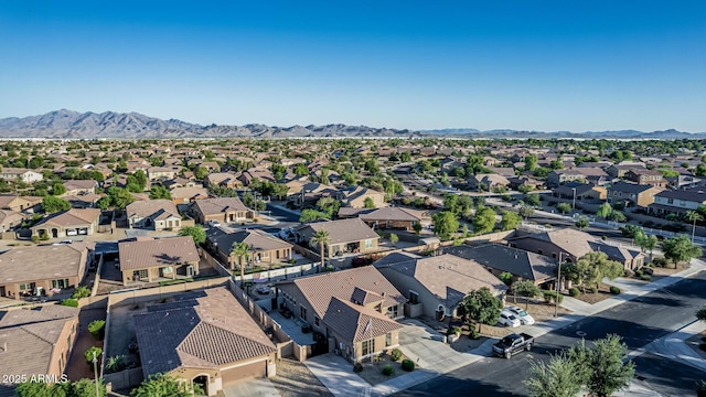 16077 W Anasazi St, Goodyear, AZ 85338 - aerial perspective of suburban area featuring a mountain backdrop