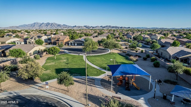 16077 W Anasazi St, Goodyear, AZ 85338 - aerial view of residential area featuring a mountainous background
