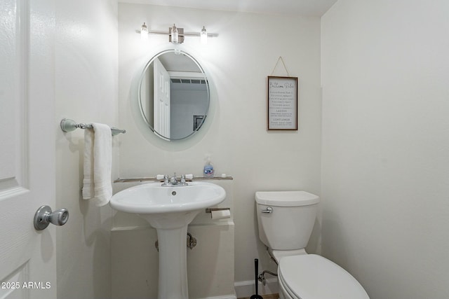 bathroom with toilet