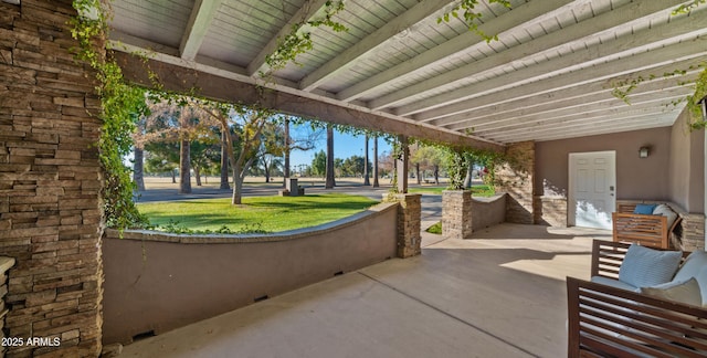 view of patio