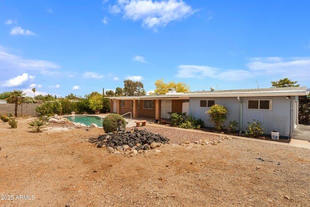 2001 Golf Links Rd, Sierra Vista, AZ 85635 - back of house with a patio area
