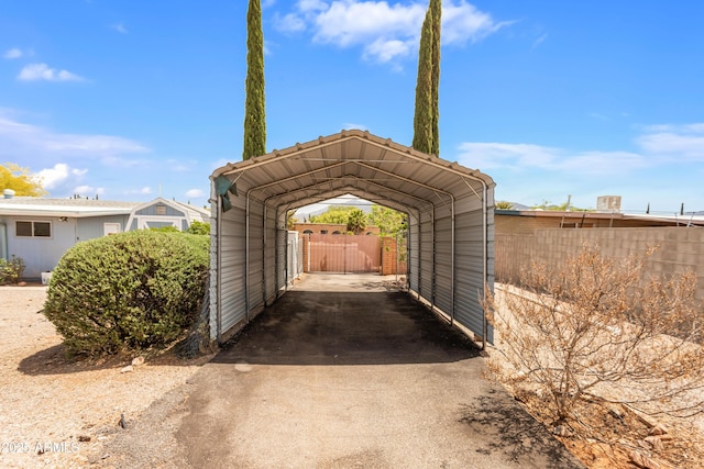 2001 Golf Links Rd, Sierra Vista, AZ 85635 - view of car parking featuring a carport and asphalt driveway